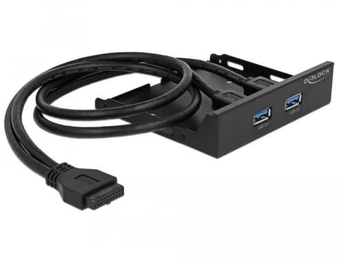 Delock 3.5  elülső panel > 2 x USB 3.0 (DL-63994)