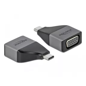   Delock USB Type-C  adapter VGA (DP Alt Mode) 1080p   kompakt kialakítású (DL-64002)