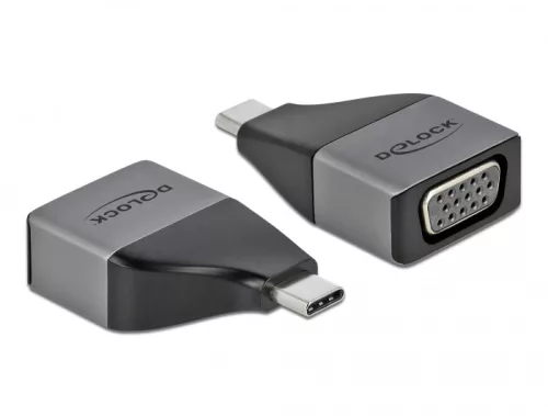 Delock USB Type-C  adapter VGA (DP Alt Mode) 1080p   kompakt kialakítású (DL-64002)