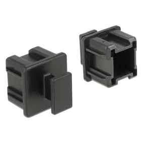   Delock Porvédő Mini SAS HD SFF 8644 típusú kimenethez fogantyúval 10 db fekete (DL-64012)