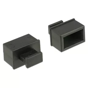   Delock Porvédo SFP-aljzat kimenethez fogantyúval 10 db fekete (DL-64021)