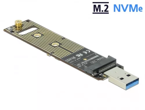 Delock M.2 NVMe PCIe SSD átalakító USB 3.1 Gen 2-vel (DL-64069)