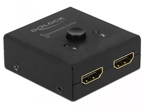 Delock HDMI 2 - 1 kapcsoló kétirányú 4K 60 Hz kompakt (DL-64072)