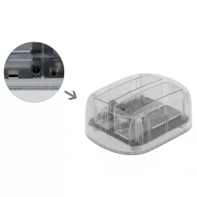   Delock USB Type-C  Dokkoló Állomás 2 x SATA HDD / SSD számára, átlátszó (DL-64090)