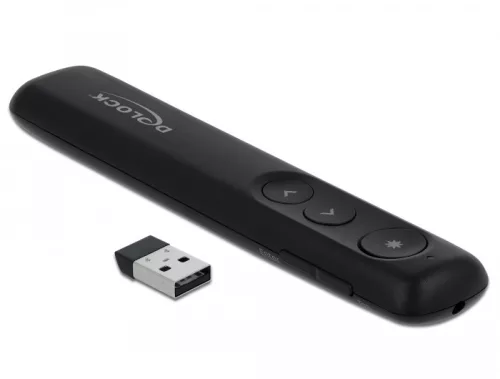 Delock USB-s Lézermutató fekete (DL-64092)