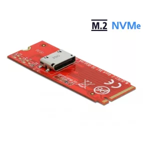   Delock M.2 M kulcs 1 x OCuLink SFF-8612 átalakítóhoz (DL-64106)