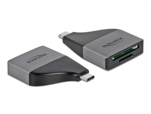 Delock USB Type-C  kártyaolvasó SD / MMC + Micro SD memóriakártyákhoz   kompakt kialakítású (DL-64117)