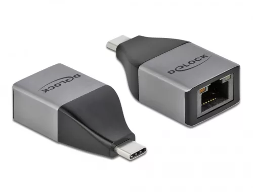 Delock USB Type-C  adapter Gigabit LAN 10/100/1000 Mbps   kompakt kialakítású (DL-64118)