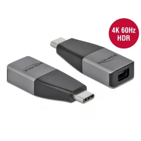   Delock USB Type-C  adapter mini DisplayPort (DP Alt Mode) 4K 60 Hz   kompakt kialakítású (DL-64121)