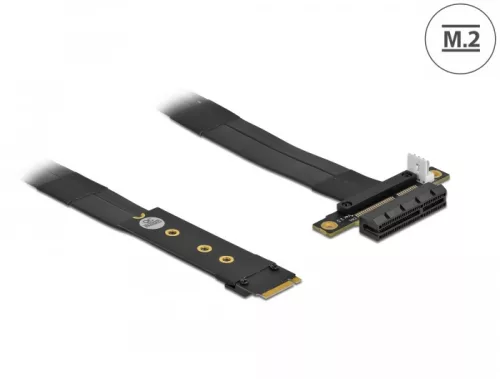 Delock M.2 kulcs M - PCIe x4 NVMe adapter 20 cm hosszú kábellel (DL-64131)
