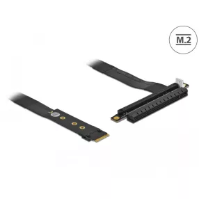   Delock M.2 kulcs M - PCIe x16 NVMe adapter 20 cm hosszú kábellel (DL-64133)