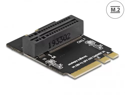 Delock Adapter M.2 kulcs A+E apa - M kulcs csatlakoztató karral megdöntött (DL-64137)