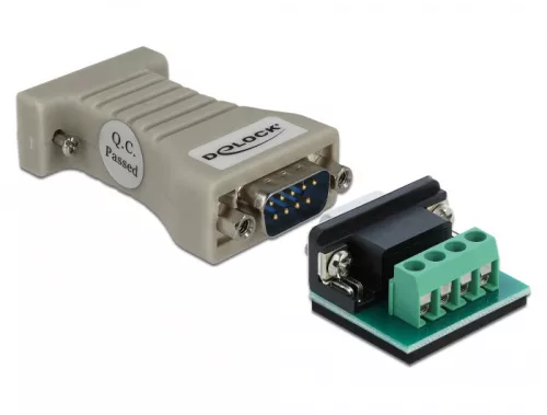 Delock Átalakító 1 x soros RS-232 DB9 port - 1 x soros RS-485 port ESD védelemmel 15 kV (DL-64140)