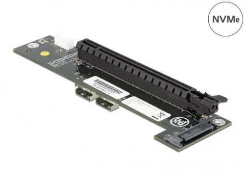 Delock Átalakító 2 x SFF-8654 - PCIe x16 elágazás (DL-64148)