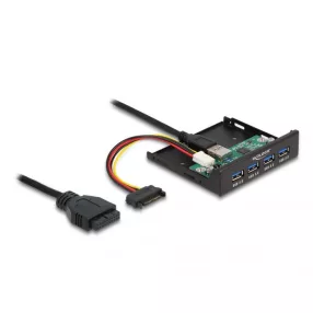   Delock Belső 3.5  USB 3.2 Gen 1 elosztó 4 porttal (DL-64166)