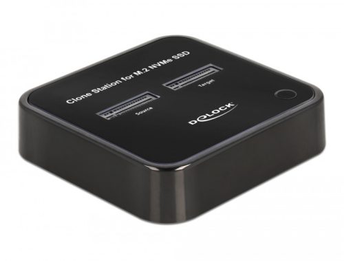 Delock M.2 dokkoló állomás 2 db. M.2 NVMe PCIe SSD-hez klón funkcióval