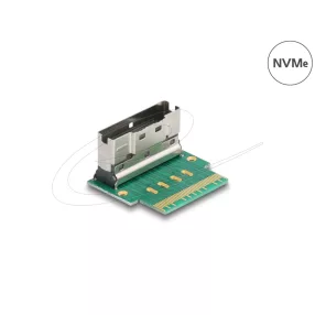   Delock Adapter Slim SAS SFF-8654 8i apa   anya 90 -os szögben (DL-64179)