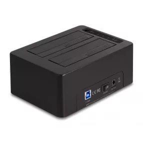   Delock USB duális dokkoló állomás 2 db. SATA HDD / SSD számára klónozó és törlő funkcióval (DL-64187)