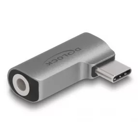   Delock Audio Adapter USB Type-C duga 3,5 mm-es 4 tűs sztereó csatlakozóaljzattal (DL-64192)