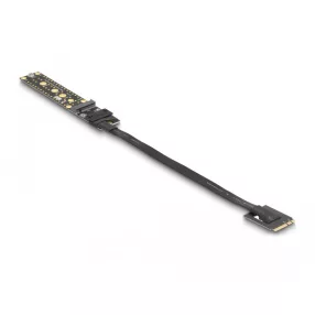   Delock Riser kártya NVMe M.2 kulcs A+E apa - kulcs M csatlakozási felület 20 cm-es kábellel (DL-64215)