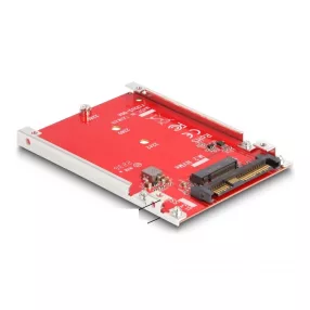   Delock 2.5  átalakító U.3 SFF-8639 - M.2 NVMe M aljzat - 7 mm (DL-64228)