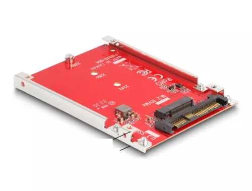 Delock 2.5  átalakító U.3 SFF-8639 - M.2 NVMe M aljzat - 7 mm (DL-64228)