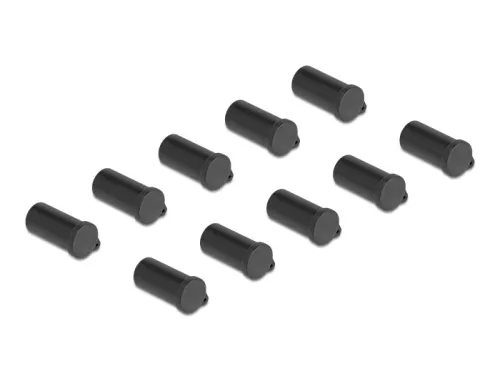 Delock Porvédő MC4 - DL4 kimenethez 10 darab fekete (DL-64244)