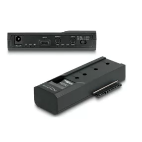   Delock USB Type-C  átalakító 1 db. M.2 NVMe SSD + 1 db. SATA SSD / HDD klón funkcióval (DL-64252)
