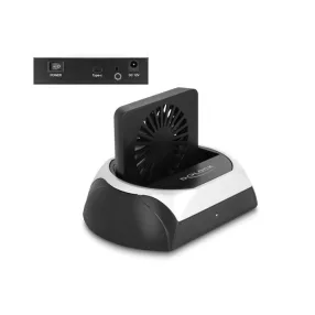   Delock USB 10 Gbps dokkoló állomás 2.5  / 3.5  SATA HDD / SSD vagy M.2 NVMe PCIe, illetve SATA SSD ventillátorral (DL-64280)