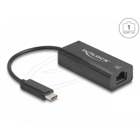   Delock USB 2.0 Type-C  adapter 10/100 Mbps LAN-hoz (DL-64306)
