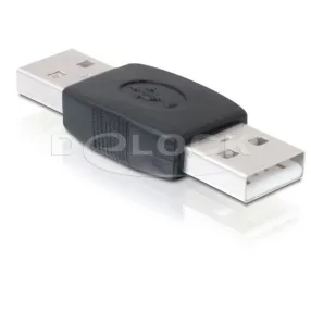 Delock Adapter nemváltó USB-A apa - USB-A apa (DL-65011)