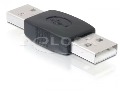 Delock Adapter nemváltó USB-A apa - USB-A apa (DL-65011)