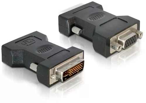 Delock Adapter VGA 15tűs anya > DVI 24+5 apa (DL-65016)