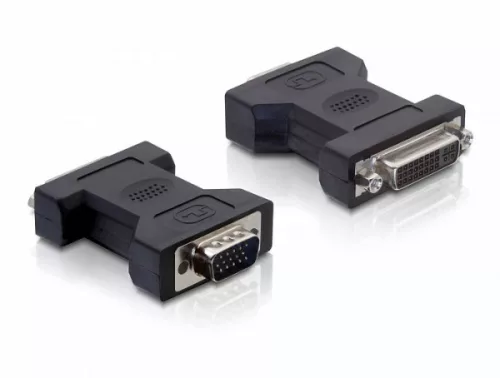 Delock Adapter DVI 24+5 anya > VGA 15 tűs apa (DL-65017)