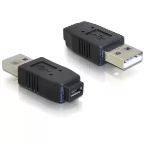 Delock adapter USB micro-A+B anya USB2.0-A apa (DL-65029)