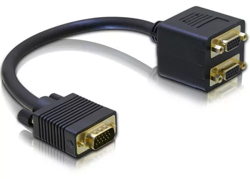 Delock Adapter VGA apa - 2x VGA anya (DL-65060)