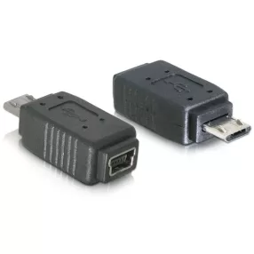   Delock Adapter USB micro-B apa -  mini USB 5pin anya (DL-65063)
