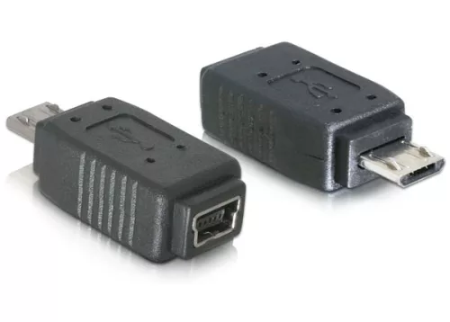 Delock Adapter USB micro-B apa -  mini USB 5pin anya (DL-65063)