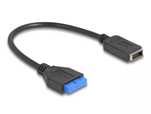Delock USB 5 Gbps kábel tűfejes anya   belső E-típusú A kulcsos anya USB csatlakozókkal 25 cm (DL-65100)