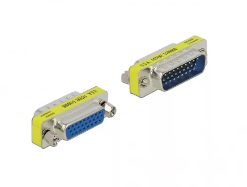 Delock HD/DB 26 tűs port helyettesítő átalakító apa - anya (DL-65111)