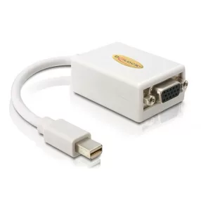   Delock Adapter mini Displayport > VGA 15 tűs anya (DL-65130)