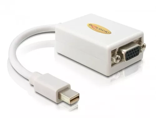Delock Adapter mini Displayport > VGA 15 tűs anya (DL-65130)