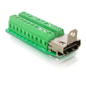 Delock HDMI (anya)   20 tűs sorkapocs adapter (DL-65168)