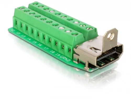 Delock HDMI (anya)   20 tűs sorkapocs adapter (DL-65168)