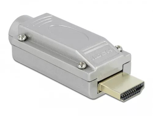 Delock HDMI-A apa - sorozatkapocs adapter fém vázzal (DL-65201)