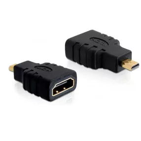   Delock nagy sebességű adapter HDMI - micro D apa > A anya (DL-65242)