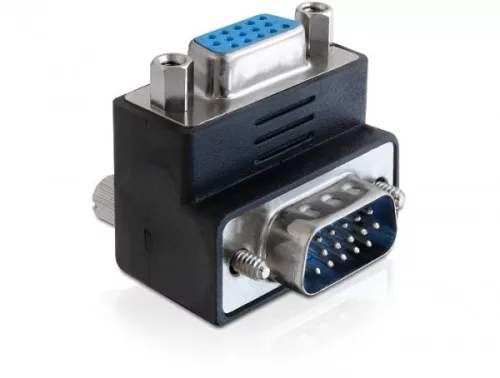 Delock adapter VGA apa / anya 270 -os szögben, szögletes (DL-65247)
