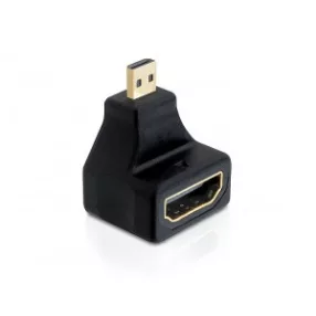   Delock Adapter magas sebességű HDMI - mikro D apa > A anya, elforgatott (DL-65270)