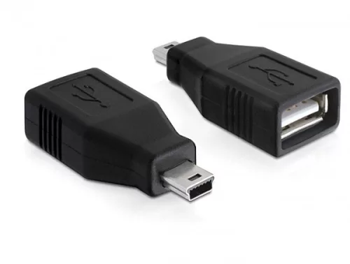 Delock adapter USB 2.0-A anya > mini USB apa (DL-65277)