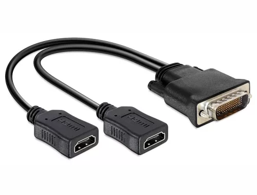 Delock DMS-59 apa > 2 x HDMI anya adapter, 20 cm (DL-65280)